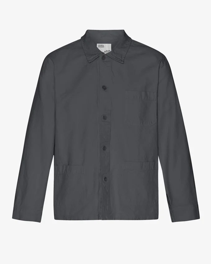 Bio-Workwear-Jacke – Lavagrau