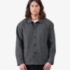 Bio-Workwear-Jacke – Lavagrau