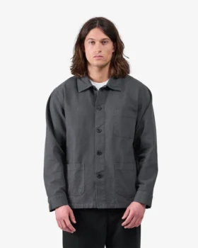 Bio-Workwear-Jacke – Lavagrau