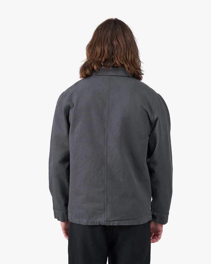 Bio-Workwear-Jacke – Lavagrau