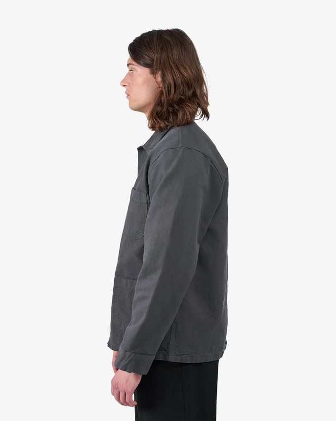 Bio-Workwear-Jacke – Lavagrau