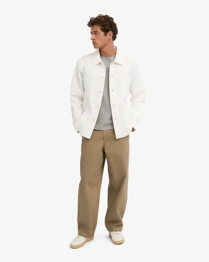 Bio-Workwear-Jacke – Optisches Weiß