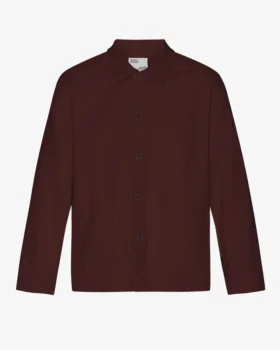 Bio-Workwear-Jacke – Oxblood-Rot