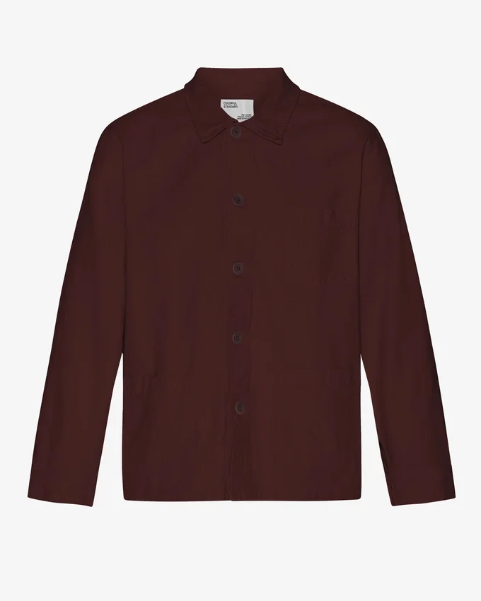 Bio-Workwear-Jacke – Oxblood-Rot