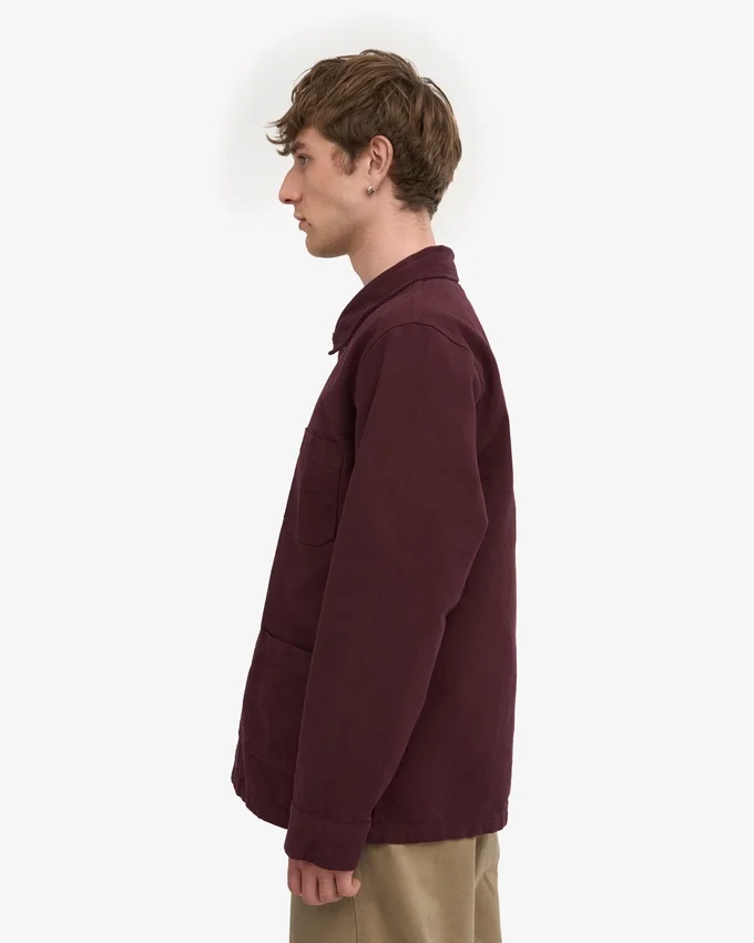 Bio-Workwear-Jacke – Oxblood-Rot