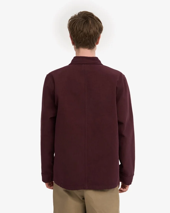 Bio-Workwear-Jacke – Oxblood-Rot