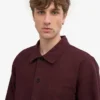 Bio-Workwear-Jacke – Oxblood-Rot