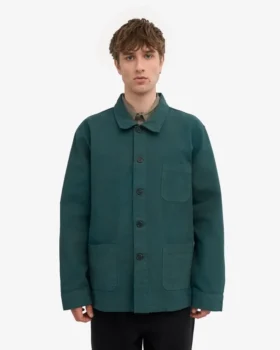 Bio-Workwear-Jacke – Ozeangrün