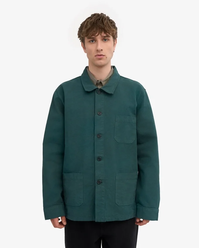 Bio-Workwear-Jacke – Ozeangrün