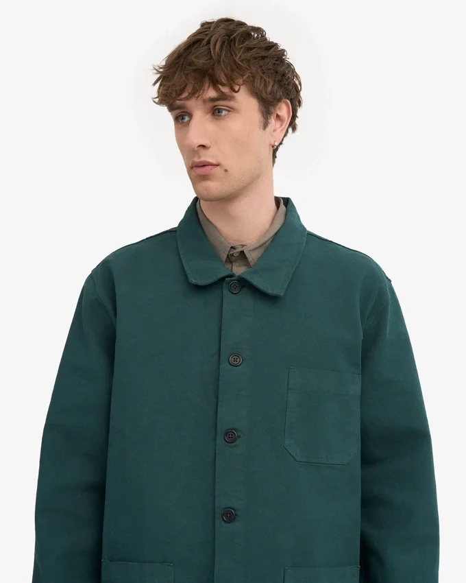 Bio-Workwear-Jacke – Ozeangrün