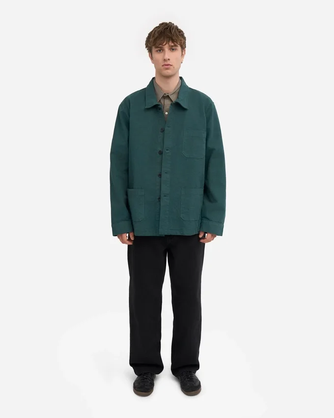 Bio-Workwear-Jacke – Ozeangrün