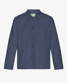 Bio-Workwear-Jacke – Petrolblau