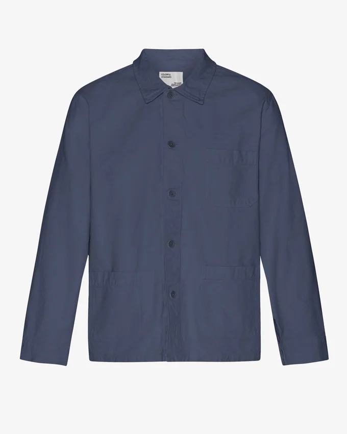 Bio-Workwear-Jacke – Petrolblau