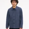 Bio-Workwear-Jacke – Petrolblau