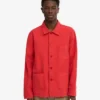 Bio-Workwear-Jacke – Red Tangerine