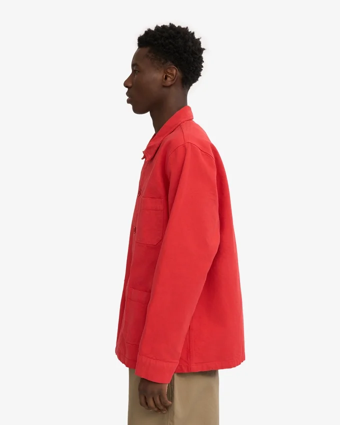 Bio-Workwear-Jacke – Red Tangerine