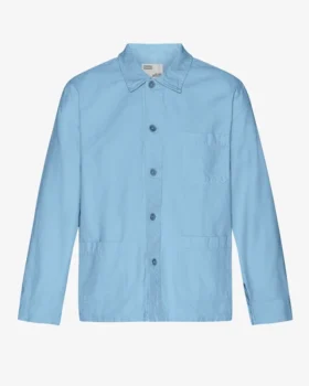 Bio-Workwear-Jacke – Seaside-Blau
