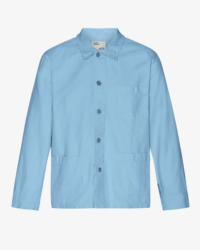 Bio-Workwear-Jacke – Seaside-Blau