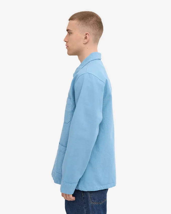 Bio-Workwear-Jacke – Seaside-Blau
