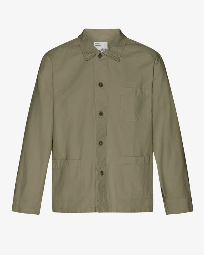 Bio-Workwear-Jacke – Staubiges Oliv