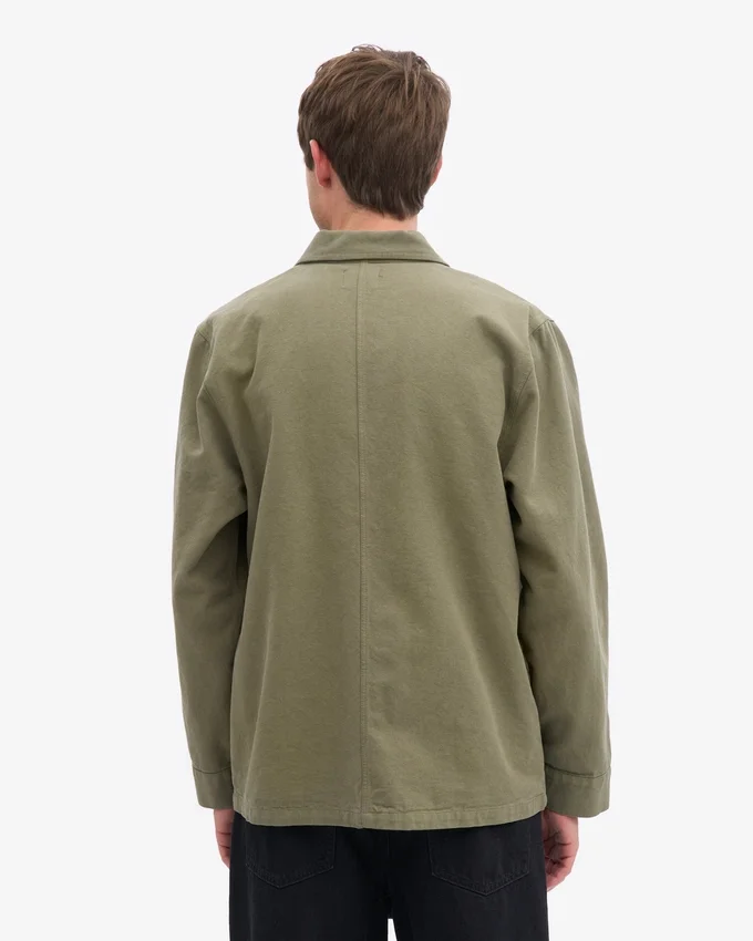 Bio-Workwear-Jacke – Staubiges Oliv