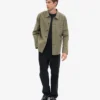 Bio-Workwear-Jacke – Staubiges Oliv