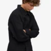 Bio-Workwear-Jacke – Tiefschwarz