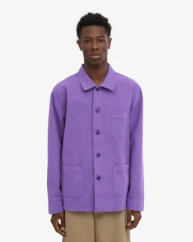 Bio-Workwear-Jacke – Ultraviolett