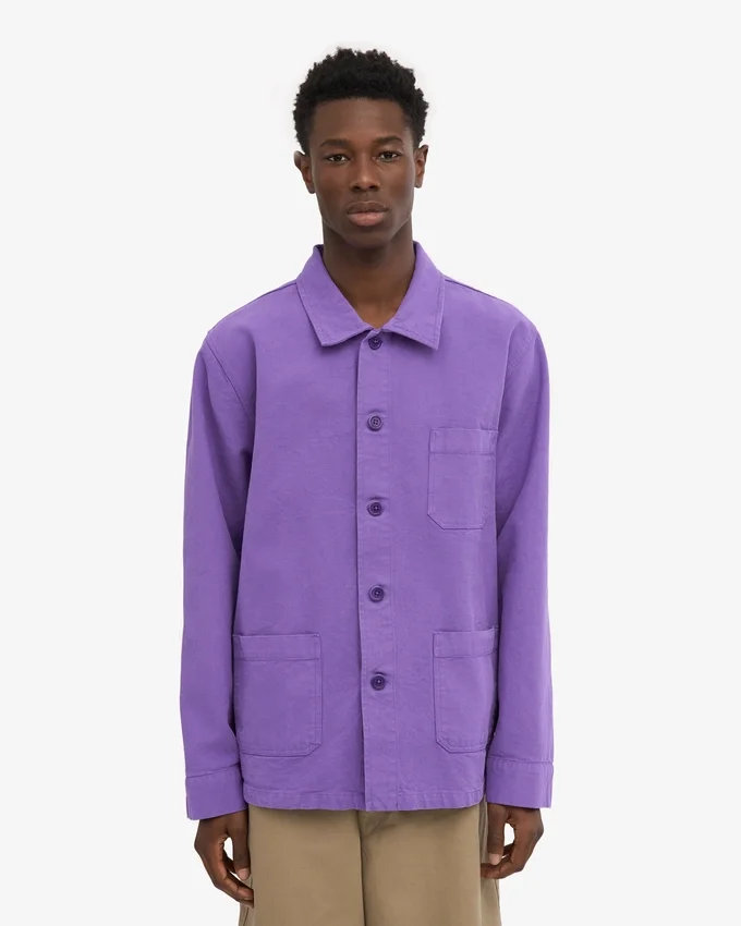 Bio-Workwear-Jacke – Ultraviolett