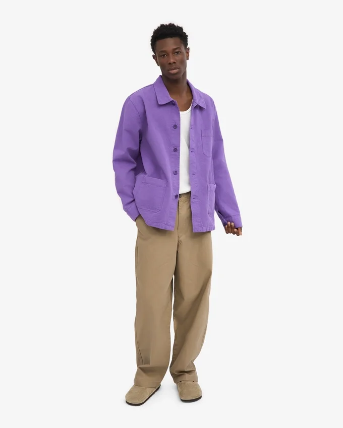 Bio-Workwear-Jacke – Ultraviolett