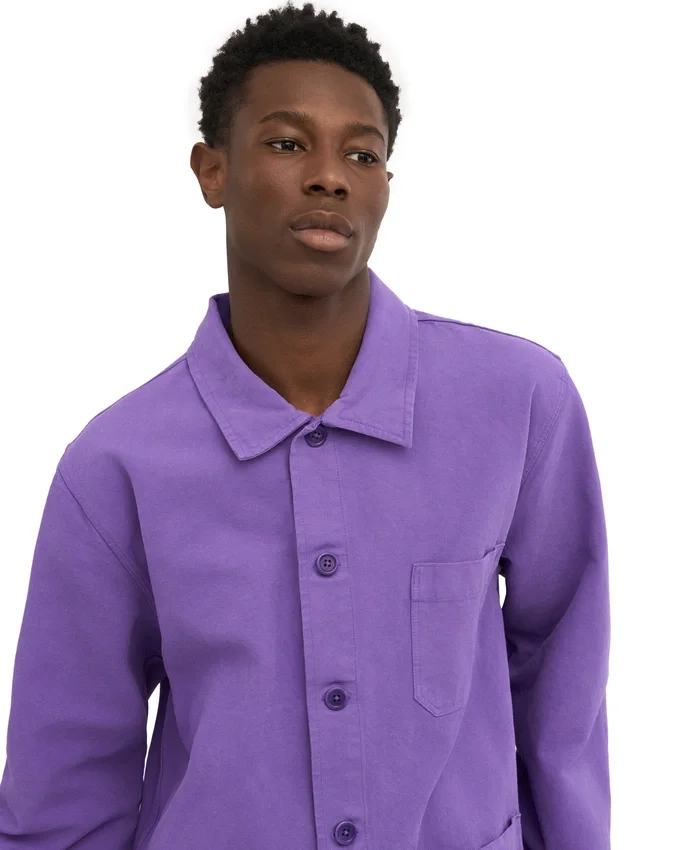 Bio-Workwear-Jacke – Ultraviolett