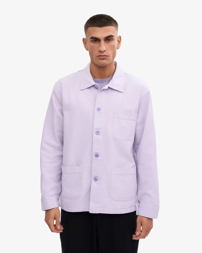 Bio-Workwear-Jacke – Zartes Lavendel