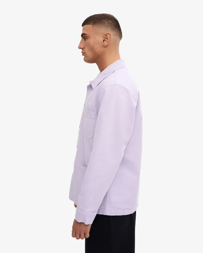 Bio-Workwear-Jacke – Zartes Lavendel