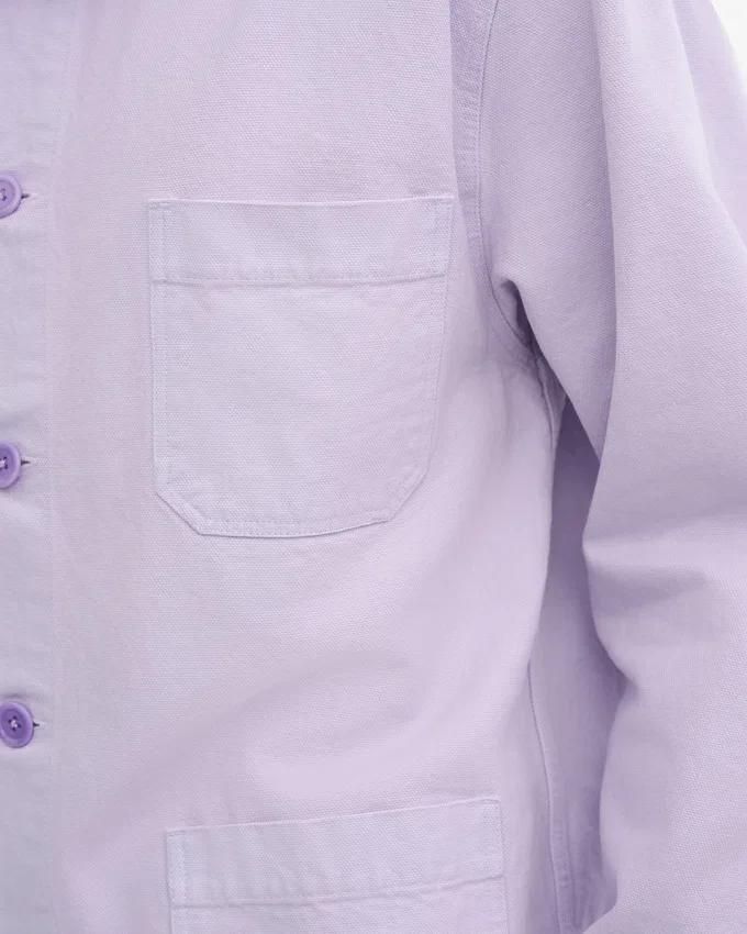Bio-Workwear-Jacke – Zartes Lavendel