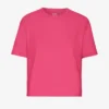 Boxy-Crop-T-Shirt aus Bio-Baumwolle – Bubblegum-Pink