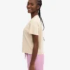 Boxy Crop-T-Shirt aus Bio-Baumwolle – Elfenbeinweiß