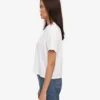Boxy Crop-T-Shirt aus Bio-Baumwolle – Optisches Weiß