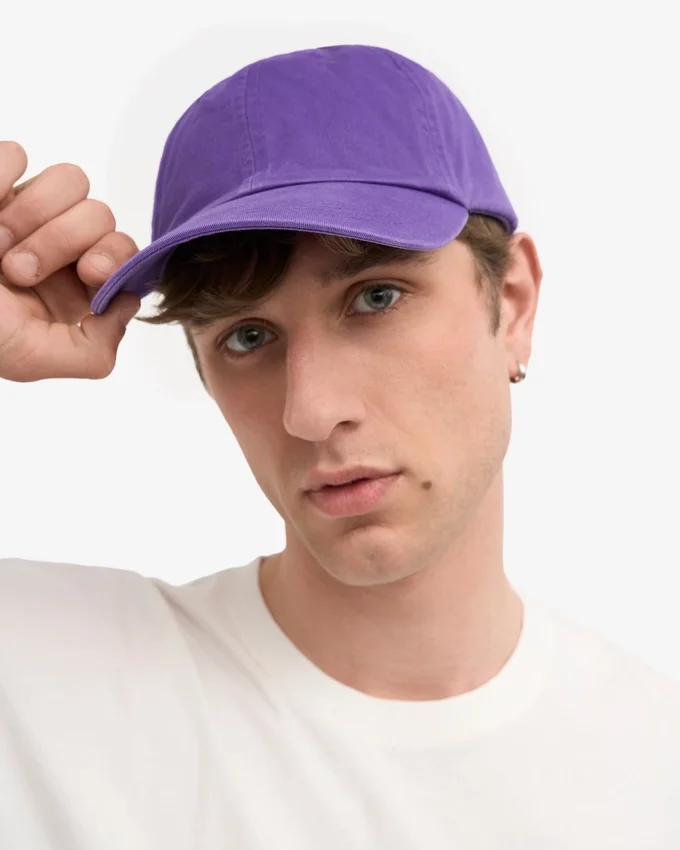 Caps aus Bio-Baumwolle – Ultraviolett