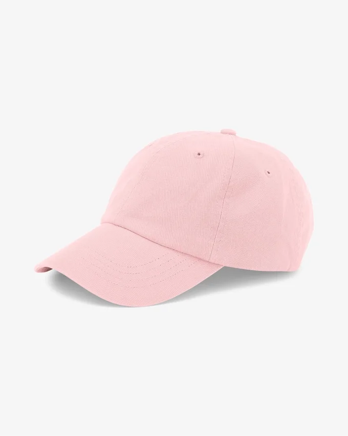 Caps aus Bio-Baumwolle – verblasstes Rosa