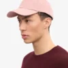 Caps aus Bio-Baumwolle – verblasstes Rosa
