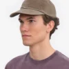 Caps aus Bio-Baumwolle – Verwaschenes Khaki