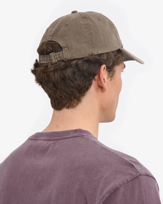 Caps aus Bio-Baumwolle – Verwaschenes Khaki