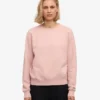 Classic Organic Bio-Crew-Pullover für Damen – Faded Pink