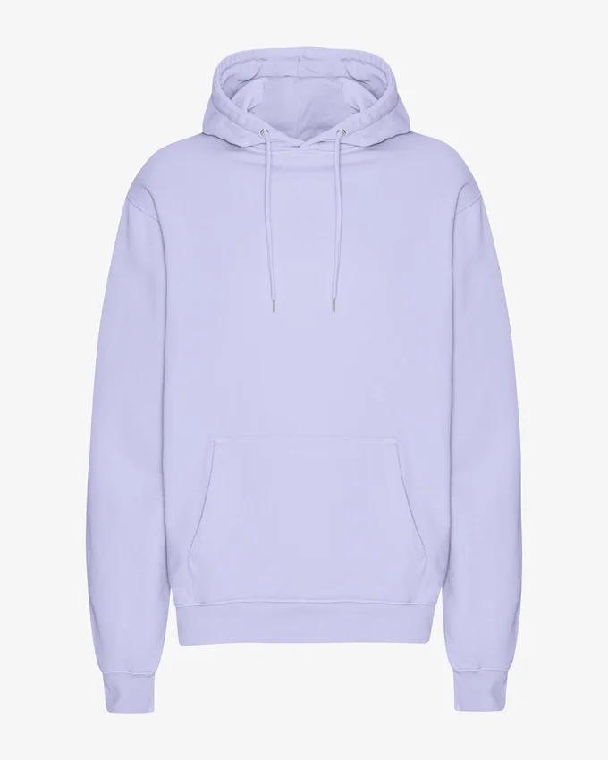 Classic Organic Bio-Kapuzenjacke – Zartes Lavendel