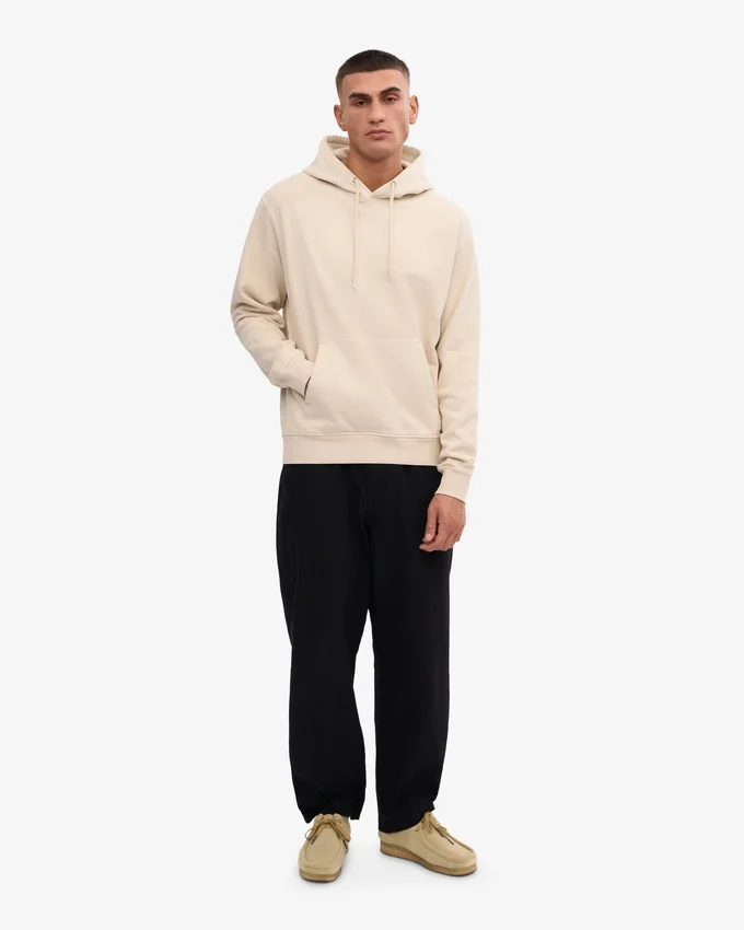 Classic Organic Bio-Kapuzenpullover – Elfenbeinweiß