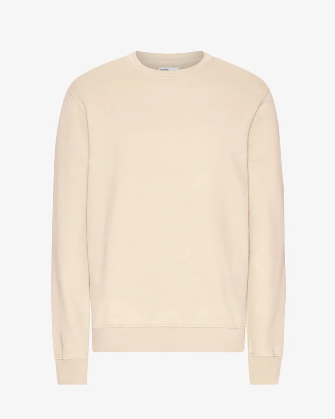 Classic Organic Bio-Pullover – Elfenbeinweiß