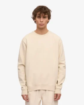 Classic Organic Bio-Pullover – Elfenbeinweiß