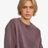 Classic Organic Bio-Pullover für Damen mit Rundhalsausschnitt – Faded Grape