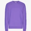 Classic Organic Bio-Pullover mit Rundhalsausschnitt – Ultraviolett