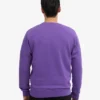 Classic Organic Bio-Pullover mit Rundhalsausschnitt – Ultraviolett